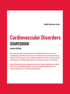 cover image of Cardiovascular Disorders Sourcebook